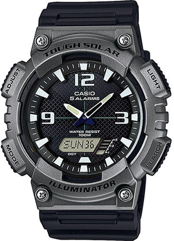 Casio AQ-S810W-1A4 SOLAR POWER World Time 5 Alarms 100m Watch