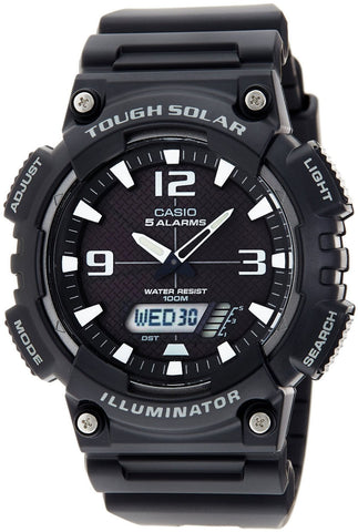 Casio AQ-S810W-1AV SOLAR POWER World Time 5 Alarms 100m Watch
