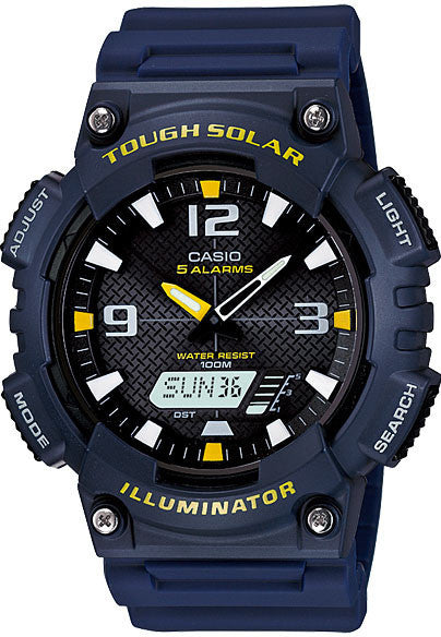 Casio AQ-S810W-2AV SOLAR POWER World Time Alarms 100m Watch
