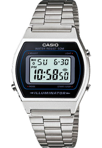 Casio Men's Stainless Steel Digital Flash Alert Watch B-640WD-1A New