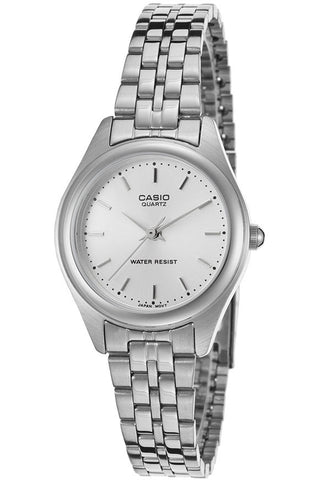 Casio LTP-1129A-7A Ladies Stainless Steel Silver Dial Casual Dress Watch