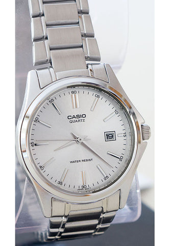 Casio LTP-1183A-7AD Ladies Silver Analogue Steel Bracelet Date Display Watch