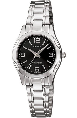 Casio LTP-1275D-1A Ladies Stainless Steel Analogue Dress Watch