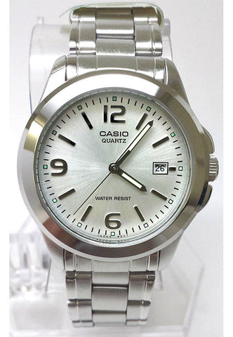 Casio MTP-1215A-7AD Men's Analogue Quartz Steel Watch with Date Display