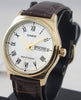 Casio MTP-V006GL-7B Mens Analog Gold Tone Watch Brown Leather Band Day Date