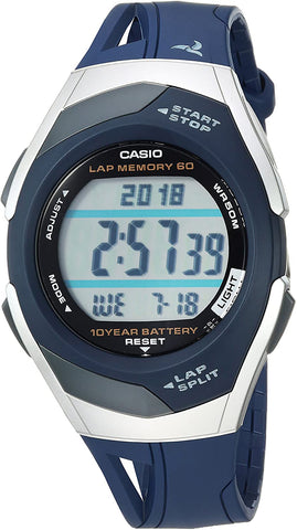 Casio STR-300C-2V Ladies Pace Maker Lap Memory Watch 2 Time Zones 5 Alarms