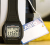 Casio W-201-1av Digital Illuminator Watch with 2 Time-Zones 10 Year Battery New