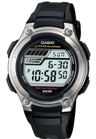 Casio W-212H-1AV Digital Sport Watch 5 Multi-Functional Alarms 50m WR