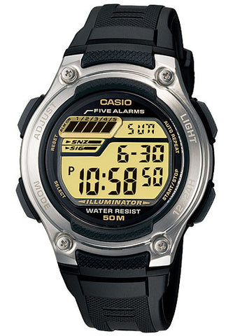 Casio W-212H-9AV Digital Sport Watch 5 Multi-Functional Alarms 50m WR