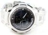 Casio AQF-102WD-1BV THERMOMETER World Time 50 Lap Memory Watch Steel Band