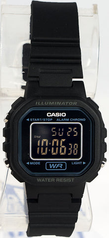 Casio LA-20WH-1B Ladies Black Digital Watch with LED Light 5 Year Battery New
