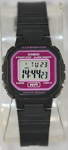 Casio LA-20WH-4A Ladies Black Digital Watch with LED Light 5 Year Battery New