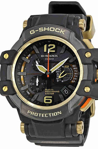 Casio G-Shock GPW-1000GB-1A Sky Cockpit GPS Watch Hybrid Wave Ceptor Black Gold