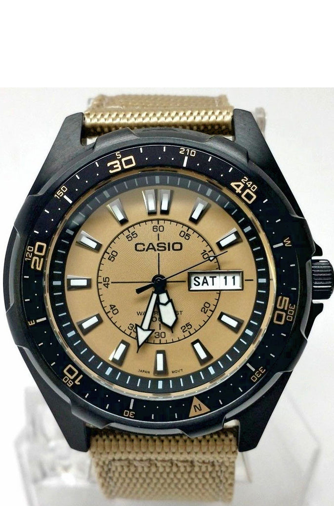 Casio AMW-110-9A Mens Nylon Band 100M Diver's Watch