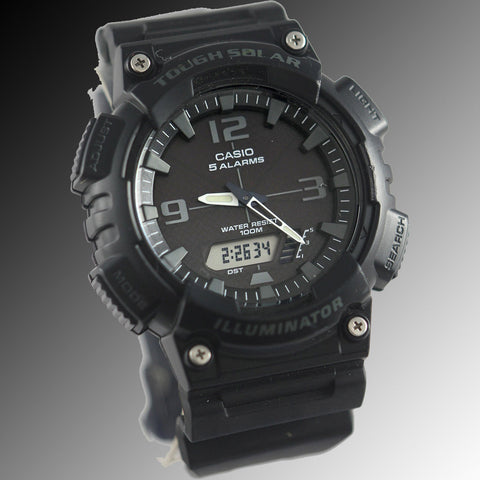 Casio AQ-S810W-1A2 SOLAR POWER World Time 5 Alarms 100m Watch
