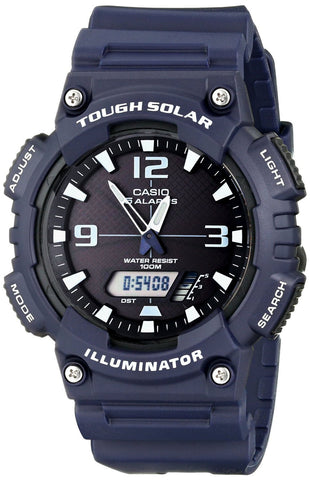 Casio AQ-S810W-2A2 SOLAR POWER World Time 5 Alarms 100m Watch