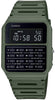 Casio 1980s Green Calculator Watch CA-53WF-3BC Alarm Stopwatch New