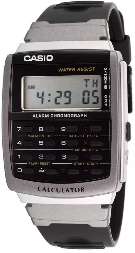 Casio Classic 8 Digit Calculator Alarm Chrono Watch CA-56-1 New Free Shipping