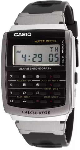 Casio Classic 8 Digit Calculator Alarm Chrono Watch CA-56-1 New Free Shipping
