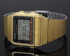 Casio DB-380G-1DF Men's Gold Watch 30 Page Databank Multi-Function Alarms Brand New