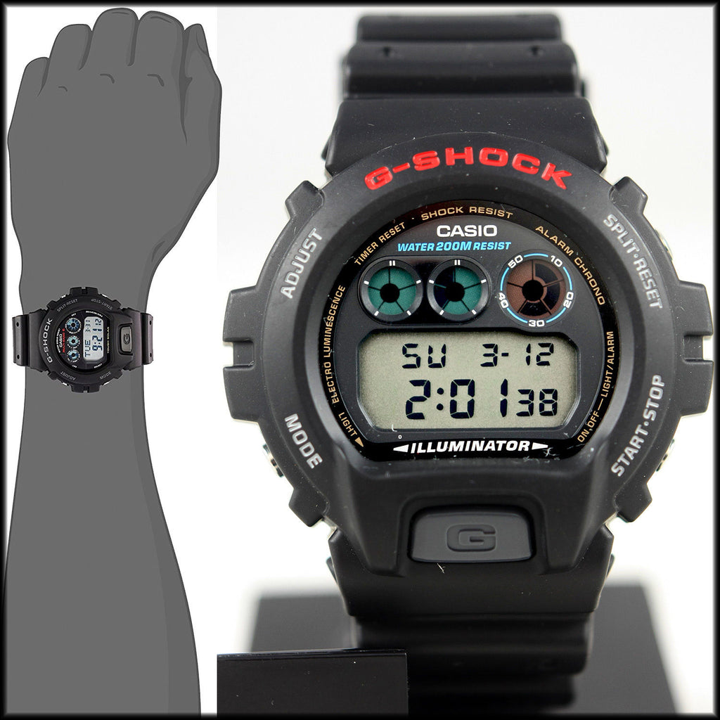 Casio DW-6900-1V G SHOCK Watch Alarms Countdown Timer 200M WR