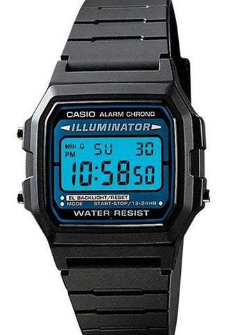 Casio F-105W-1 Digital Retro Illuminator Watch