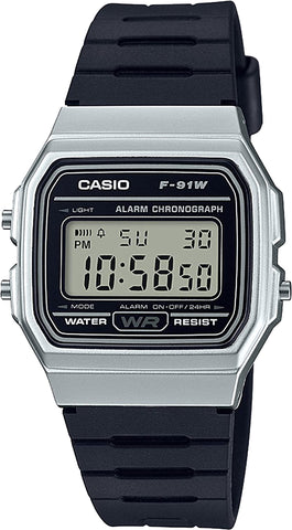 Casio F-91WM-7A Classic Digital Black Microlight 7 Year Battery Watch
