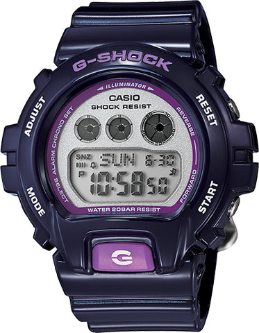 Casio GMD-S6900CC-2C Women's G-SHOCK Glossy Blue Resin Band Watch 200M New