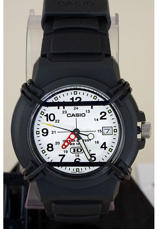 Casio HDA-600B-7BV Analogue Neobrite 100M WR White Watch 10 Year Battery