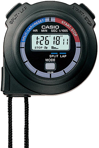 Casio HS-3V-1BR LCD Digital Sport STOPWATCH Authentic New 10 Hour
