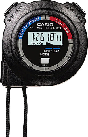 Casio HS-3V-1RD LCD Digital Sport STOPWATCH Authentic New 10 Hour