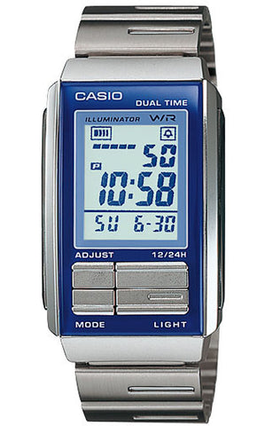Casio LA-201W-2A Ladies Steel FUTURIST LCD Watch