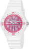 Casio LRW200H-4C Women's Watch Analog White Band Pink Dial Date 100m WR New