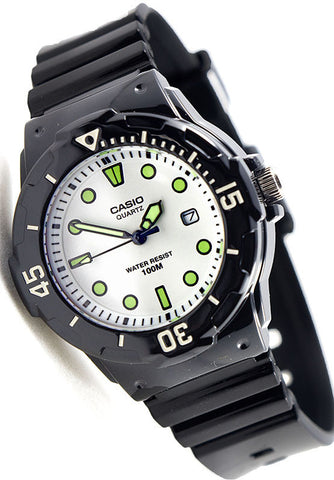 Casio LRW-200H-7E1V Ladies Analogue Shiny Band with Date 100m WR Watch
