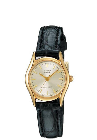 Casio LTP-1094Q-7A Ladies Analogue Genuine Leather Band Watch