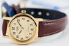 Casio LTP-1095Q-9B1 Ladies Gold Analogue Dress Watch Leather Band