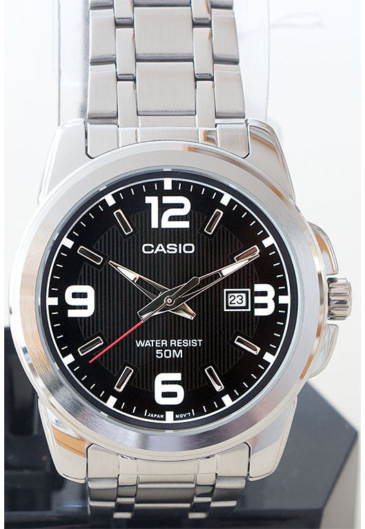 Casio LTP-1314D-1AV Ladies Steel Analogue Date Watch