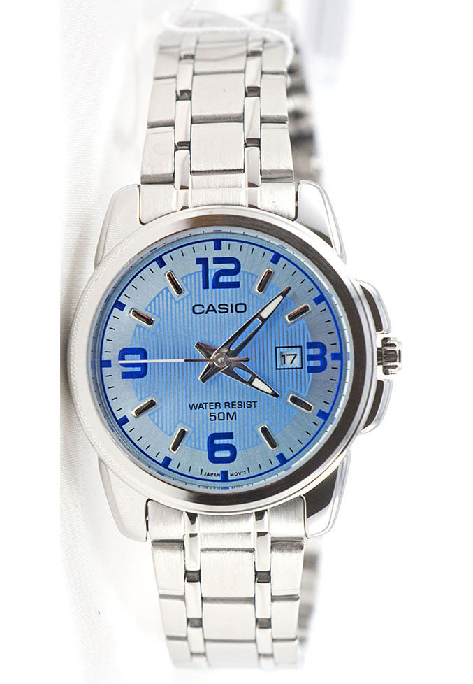 Casio LTP-1314D-2AV Ladies Steel Bracelet Analogue with Date Display Watch