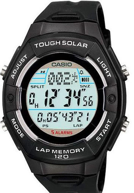 Casio LW-S200H-1A Ladies SOLAR World Time Watch 50M 5 Alarms 120 Data Sets