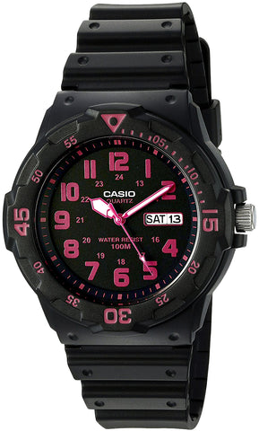 Casio MRW-200H-4C Analogue Day and Date Neo Display Watch 100m WR New