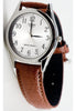 Casio MTP-1093E-7B Men's Classic Silver Analogue Brown Leather Band Watch
