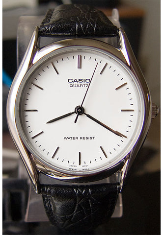 Casio MTP-1094E-7A Men's Analogue Quartz Watch Croc Leather Band