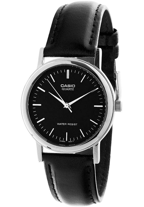 Casio MTP-1095E-1A Men's Classic Analogue Leather Band Watch