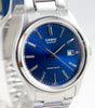 Casio MTP-1183A-2AD Men's Blue Analogue Quartz Steel Band Watch with Date Display