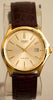 Casio MTP-1183Q-9A DEAD BATTERY Men's Gold Analogue Leather Band Date Watch Palladium Case