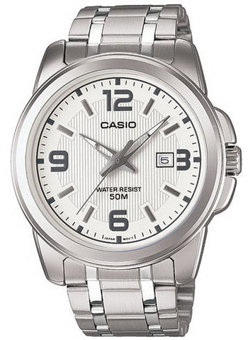 Casio MTP-1314D-7AV Men's Stainless Steel Band with Date Neo Display Watch