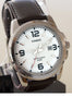Casio MTP-1314L-7AV Men's White Face Brown Leather Band with Date Display Watch