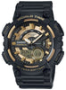 Casio AEQ-110BW-9AV Mens Black 100M World Time Watch Digital/ Analog Sports New Gold