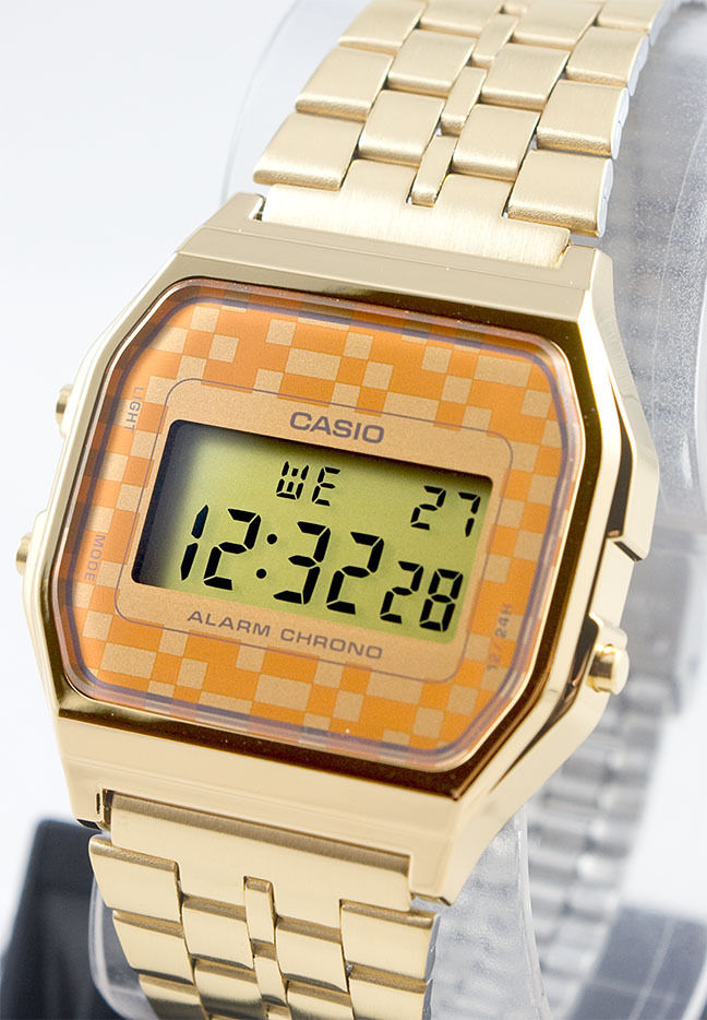 Casio A-159WGEA-9A Digital Gold Watch Stainless Steel Gold Classic New