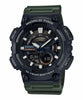 Casio AEQ-110W-3AV Mens Black 100M World Time Watch Digital/ Analog Sports New